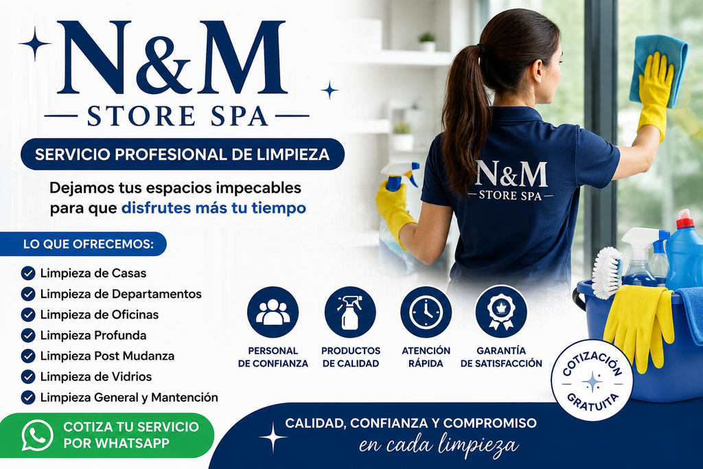 ✨ Limpieza Profesional para Hogares, Departamentos y Oficinas