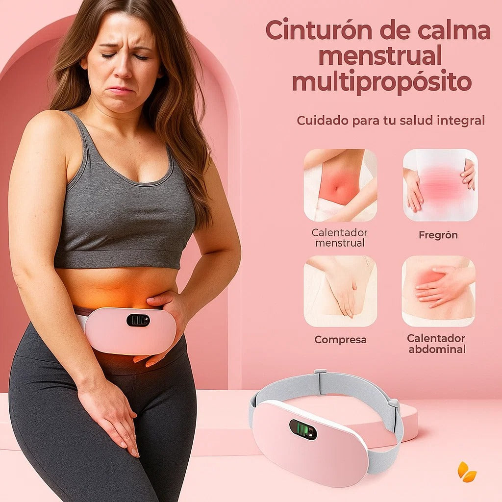 Faja Masajeadora Inteligente para Abdomen con Calor y Electroestimulación USB