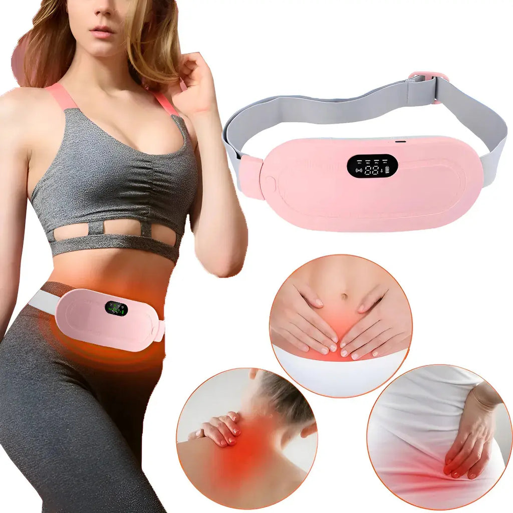 Faja Masajeadora Inteligente para Abdomen con Calor y Electroestimulación USB